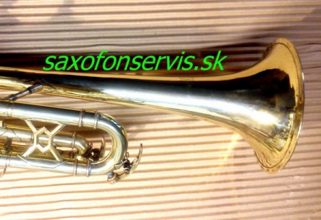 Ozvučník tej istej trúbky Amati po vyrovnaní